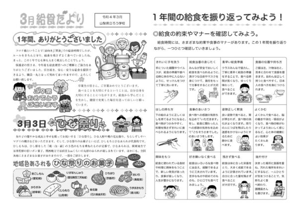 R4.3給食だよりのサムネイル