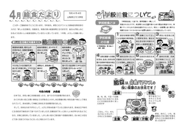 R4.4給食だよりのサムネイル