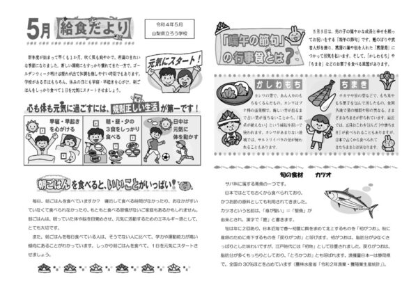R4.5給食だよりのサムネイル
