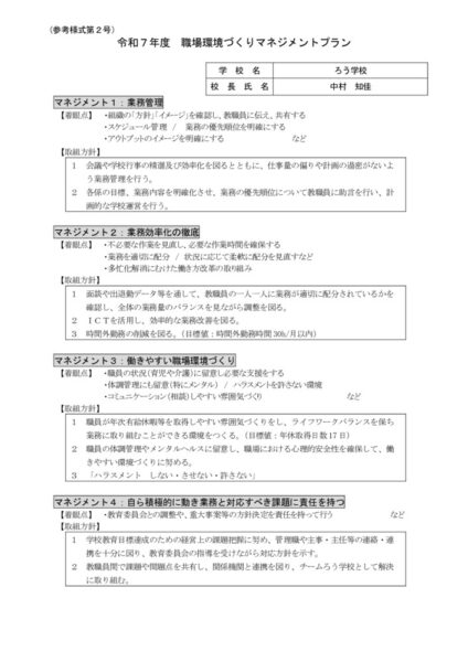 R7職場環境づくりマネジメントプランのサムネイル